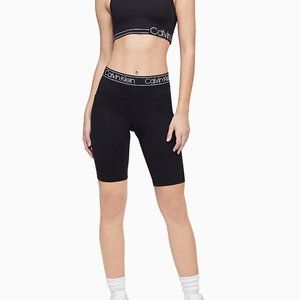 Calvin Klein Performance Logo Band High Waist Bike Shorts